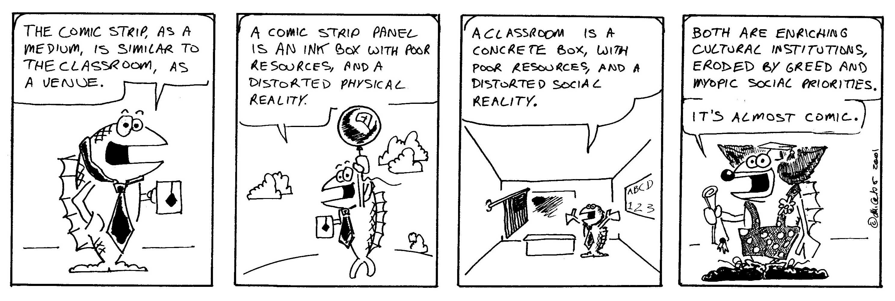 2976x1000 how teaching is like drawing a comic strip - Comic Strip Drawing