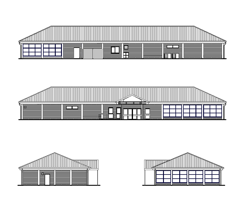 Commercial Building Drawing