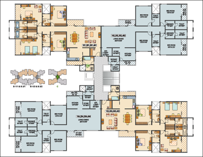 650x501 commercial floor plan software commercial office design - Commercial Building Drawing
