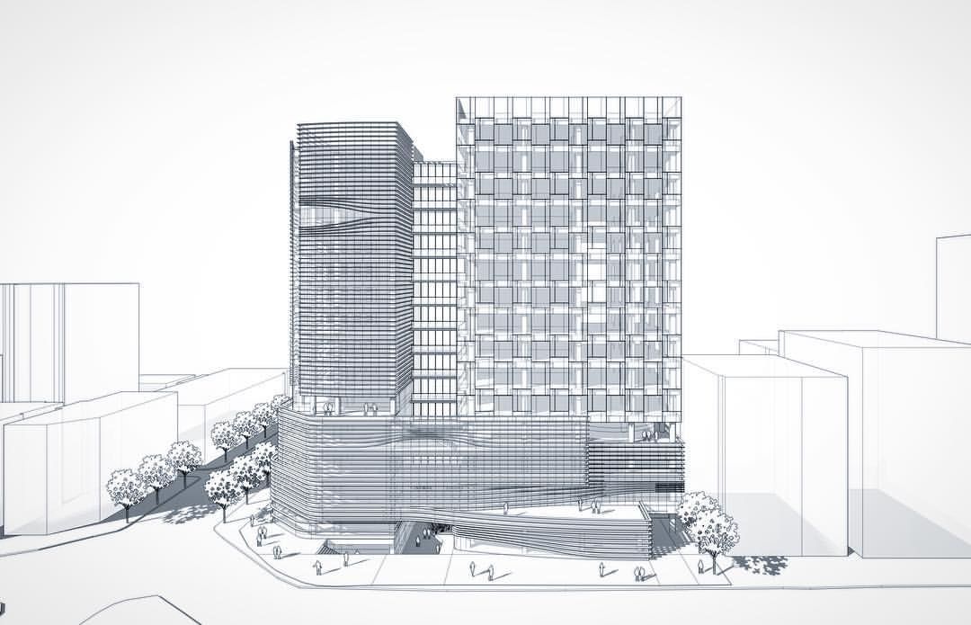 1080x695 commercial building gangnam seoul kokoblock - Commercial Building Drawing
