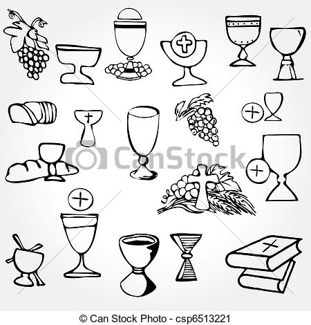 450x470 eucharist clipart vector and illustration eucharist clip art - Communion Drawing