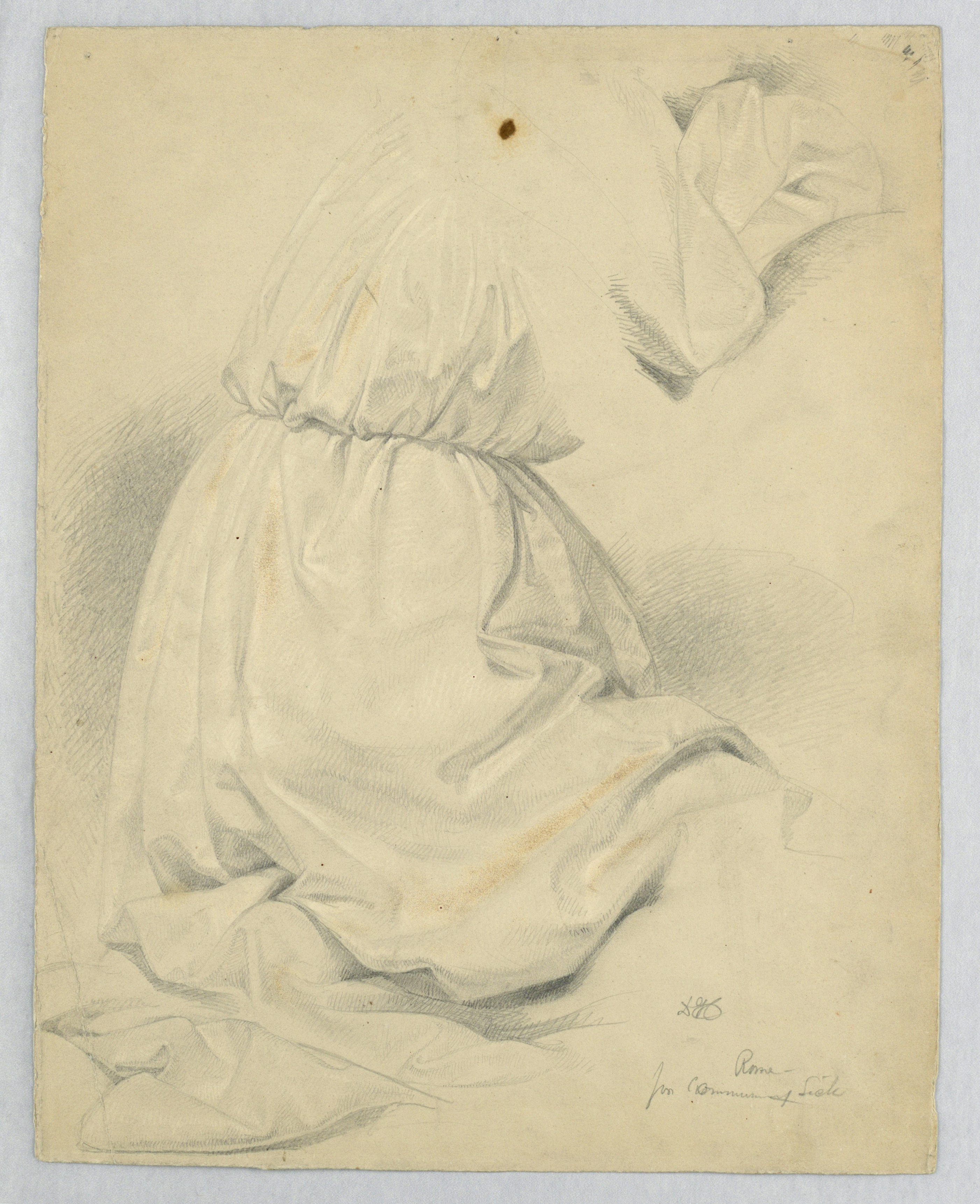 2803x3442 filedrawing, study for communion of t - Communion Drawing