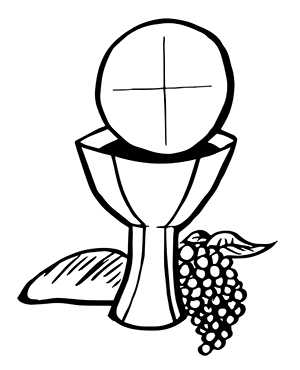 300x370 the catholic eucharist catholic extension - Communion Drawing