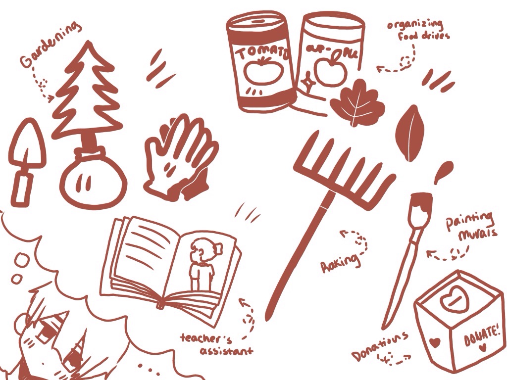 Community Service Drawing