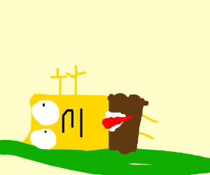 300x250 spongebob has a community service - Community Service Drawing