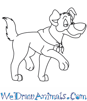 300x350 how to draw dodger from oliver company - Company Drawing