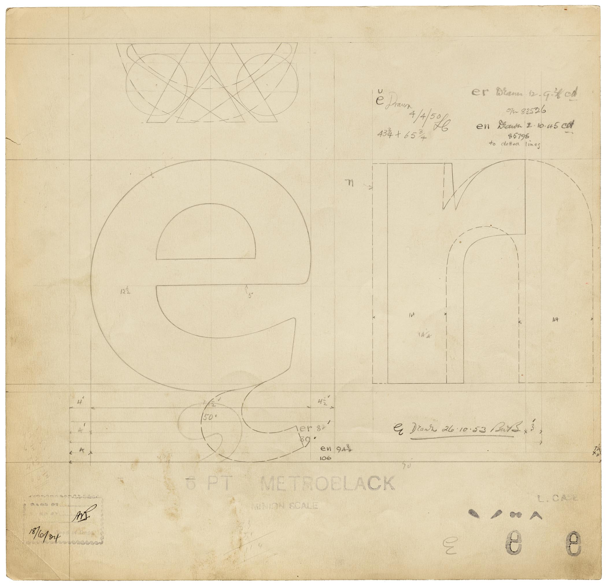 2100x2027 Letterform Archive This Just In Linotype Master Drawings - Company Drawing