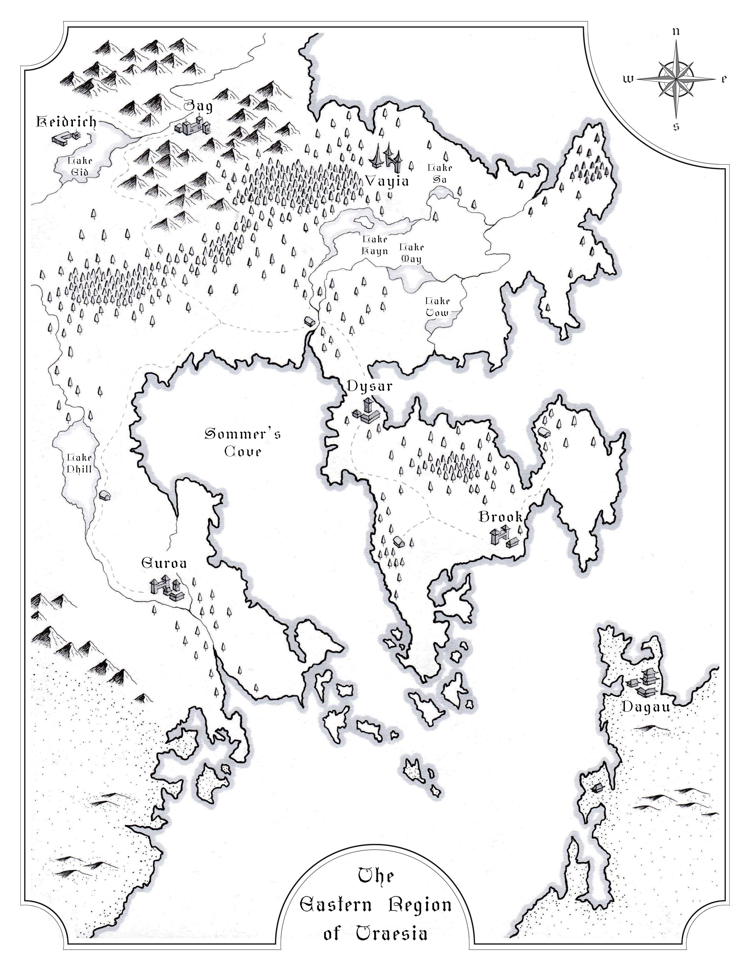 2550x3300 This Is My First Attempt - Compass And Map Drawing
