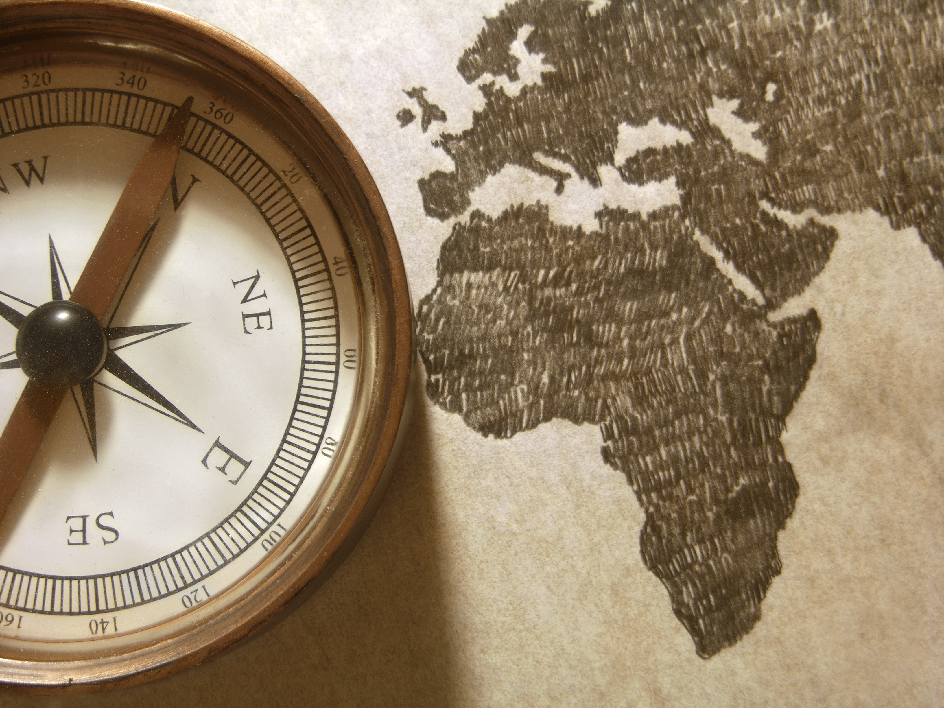 3264x2448 Africa Compass Drawing Map Global Trade Review - Compass And Map Drawing