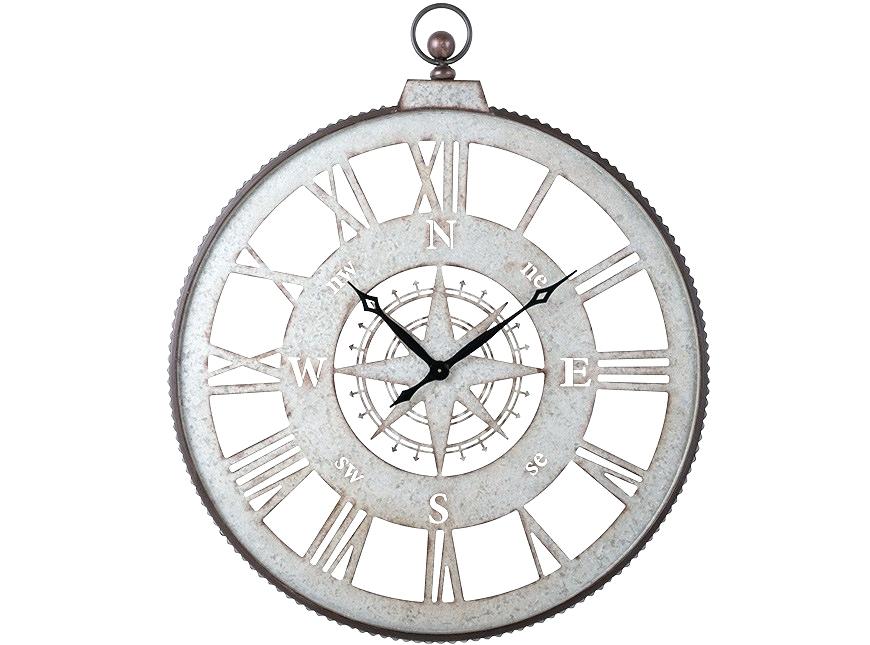 870x645 Compass Wall Clock Compass Wall Clock Rose Drawing Oversized - Compass Clock Drawing