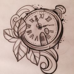 236x236 Clock Drawing - Compass Clock Drawing