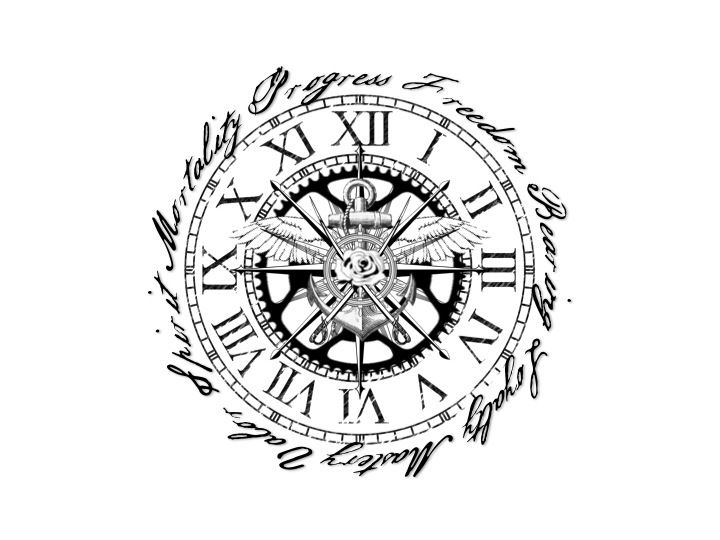 Compass Clock Drawing at PaintingValley.com | Explore collection of ...