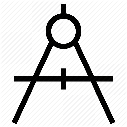 512x512 compass, divider, divider tool, drafting instrument, drawing - Compass Drawing