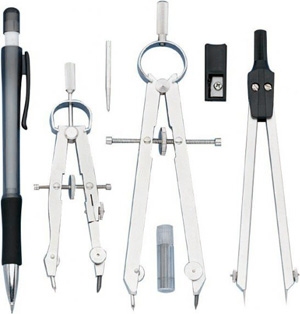 300x314 Alvin Maverick Bow Compass Drawing Set - Compass Drawing