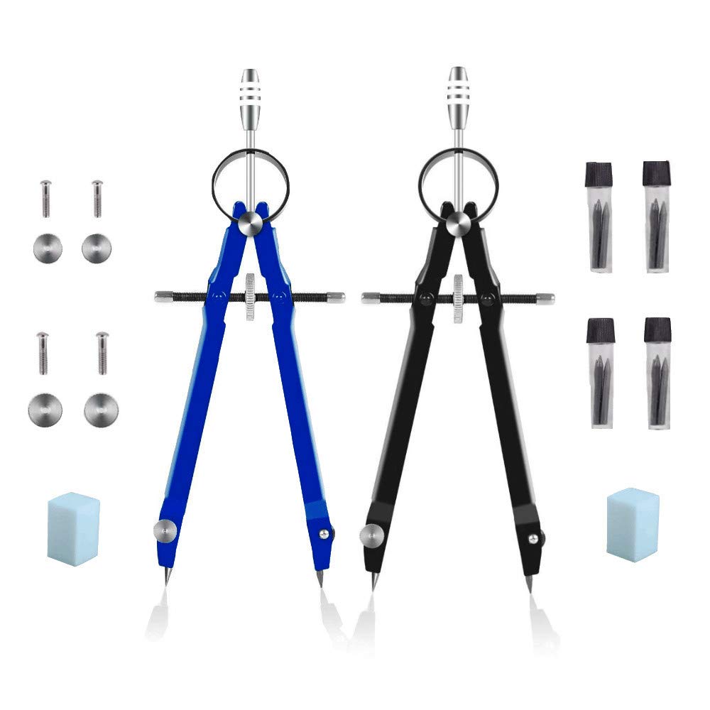 1000x1000 professional compass with lock, compass for geometry - Compass Drawing