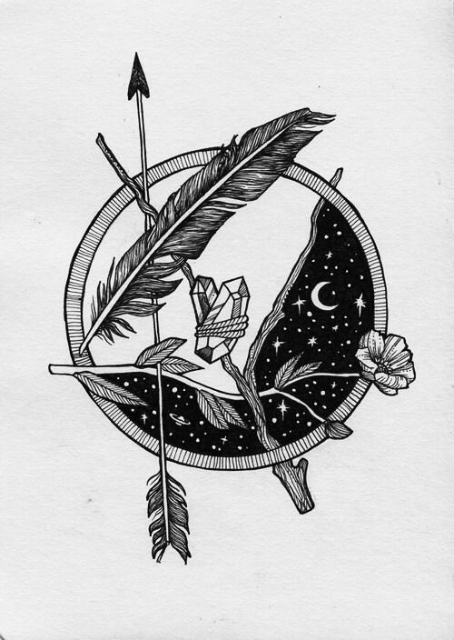 500x704 Compass Star Tattoo Tumblr Ink Tattoos, Tumblr Drawings - Compass Drawing Tumblr