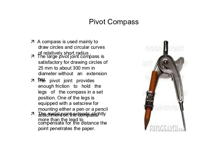 728x515 Engineering Drawing - Compass For Drawing Circles