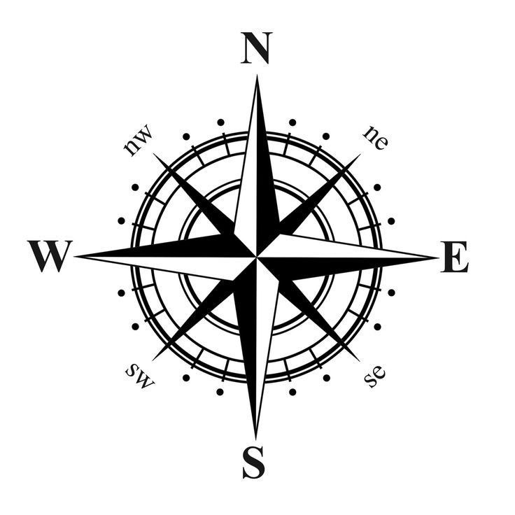 Compass Rose Drawing at PaintingValley.com | Explore collection of ...