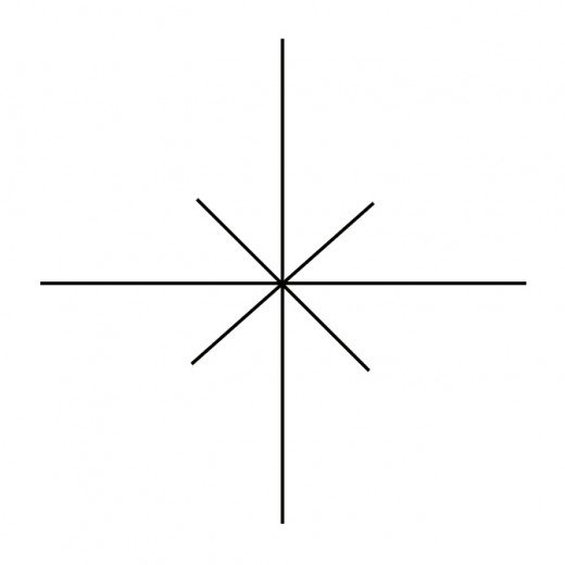 520x520 how to draw a compass rose feltmagnet - Compass Rose Drawing