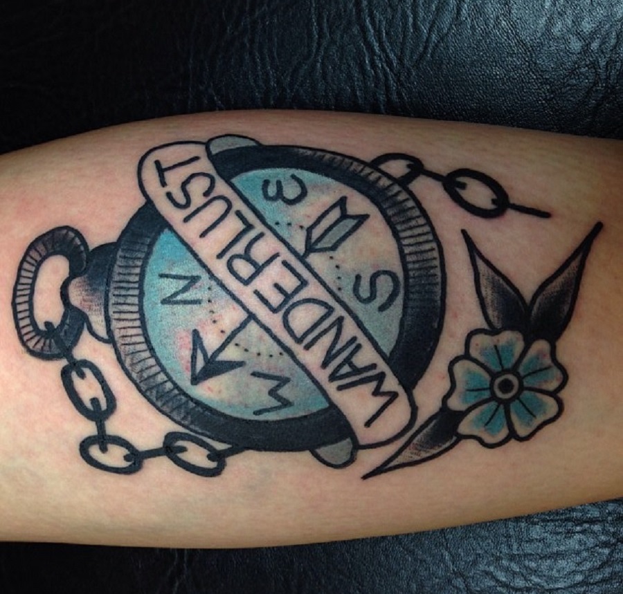 900x859 Beautiful Compass Tattoo Designs And Meanings - Compass Tattoo Drawing