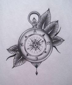 236x278 Best Compass Tattoo Designs And Ideas Tattoos Tattoos - Compass Tattoo Drawing