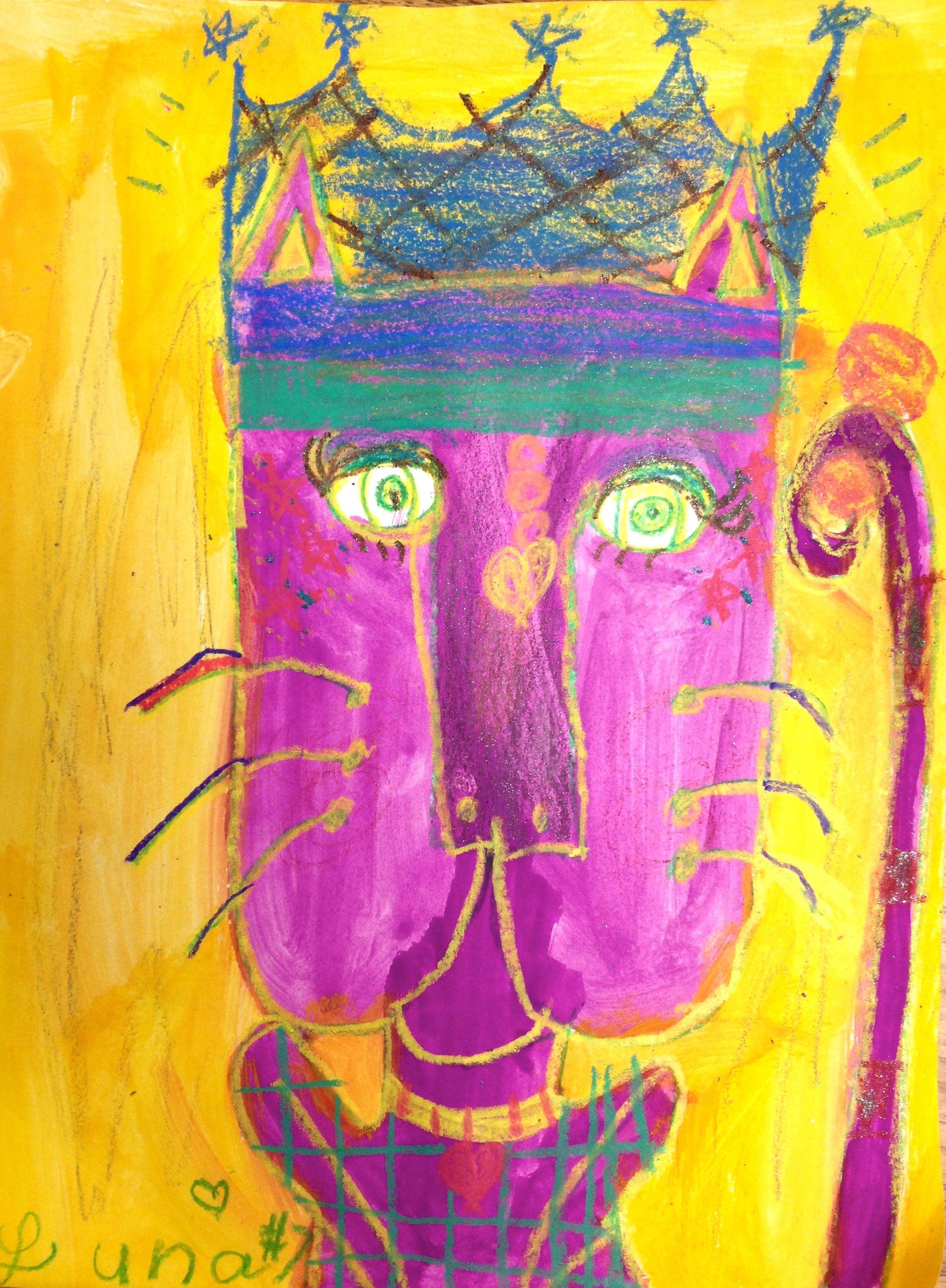 2172x2956 Laurel Burch Complementary Color Cats - Complementary Colors Drawing