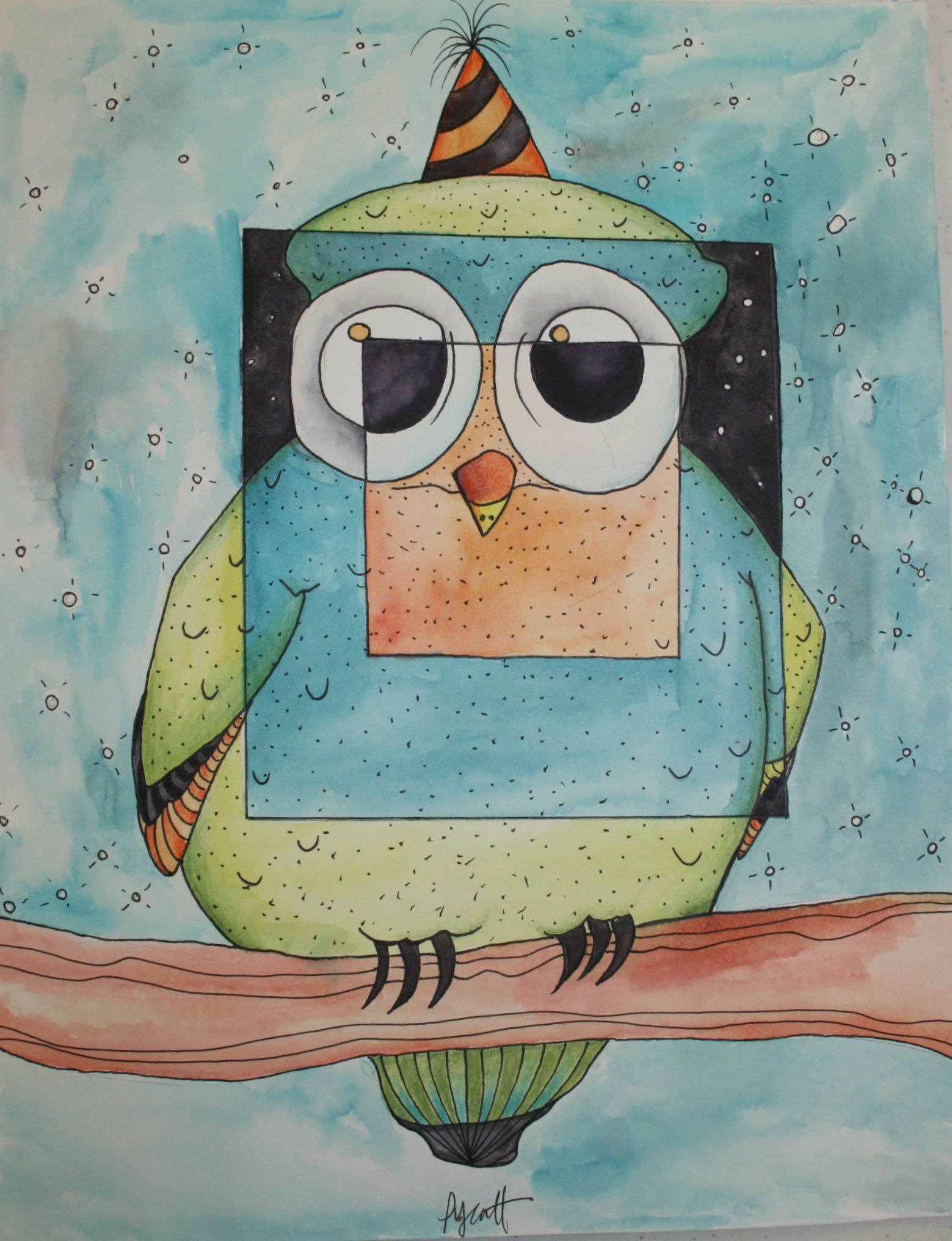 1559x2032 Complementary Colors Drawing First In Pencil, Then Draw Shapes - Complementary Colors Drawing