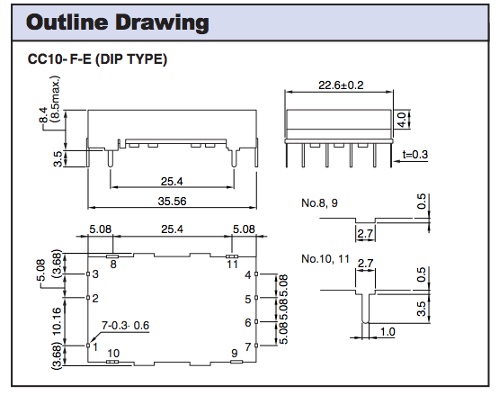 555x439 Pcb - Component Drawing
