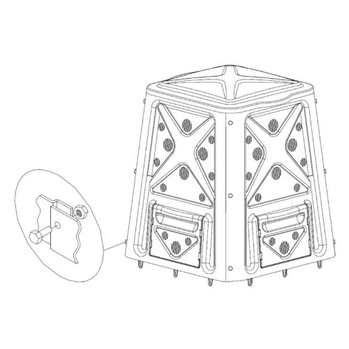 Compost Bin Drawing at Explore collection of