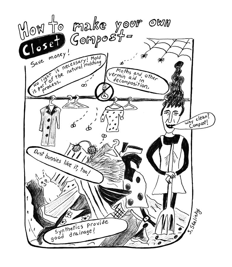 782x900 How To Make Your Own Closet Compost Drawing - Compost Drawing