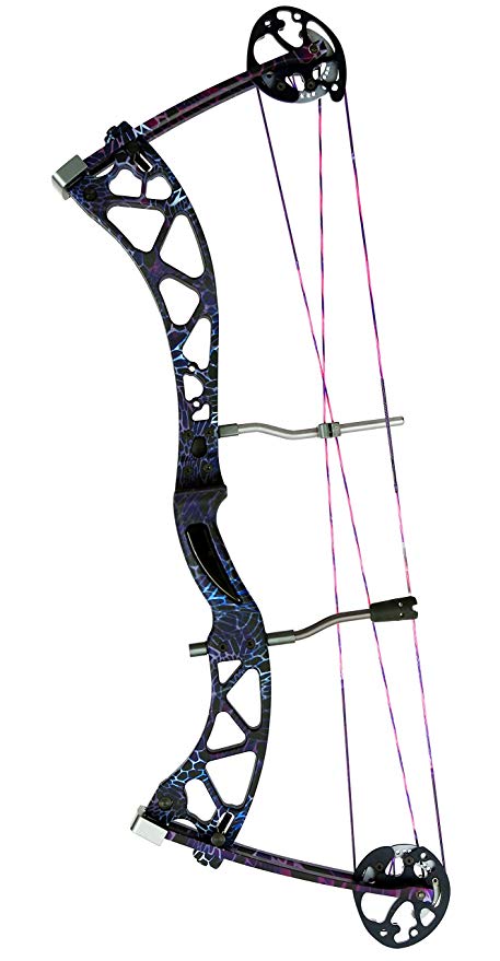 457x879 Champion Archery Carbon Haze Purple Haze Archery Bow - Compound Bow Drawing