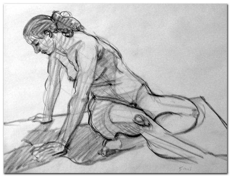 755x579 Life Drawing - Computer Animation Drawing