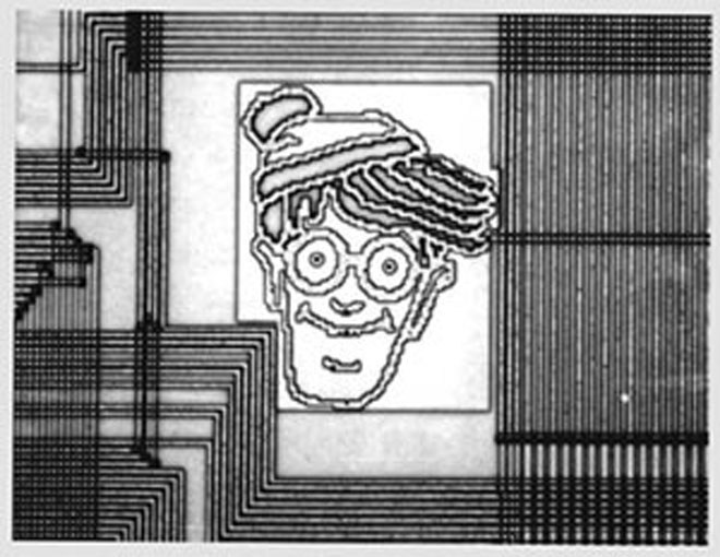 660x510 Microscopic Art Hides Inside Computer Chips Dylan Tweney - Computer Chip Drawing