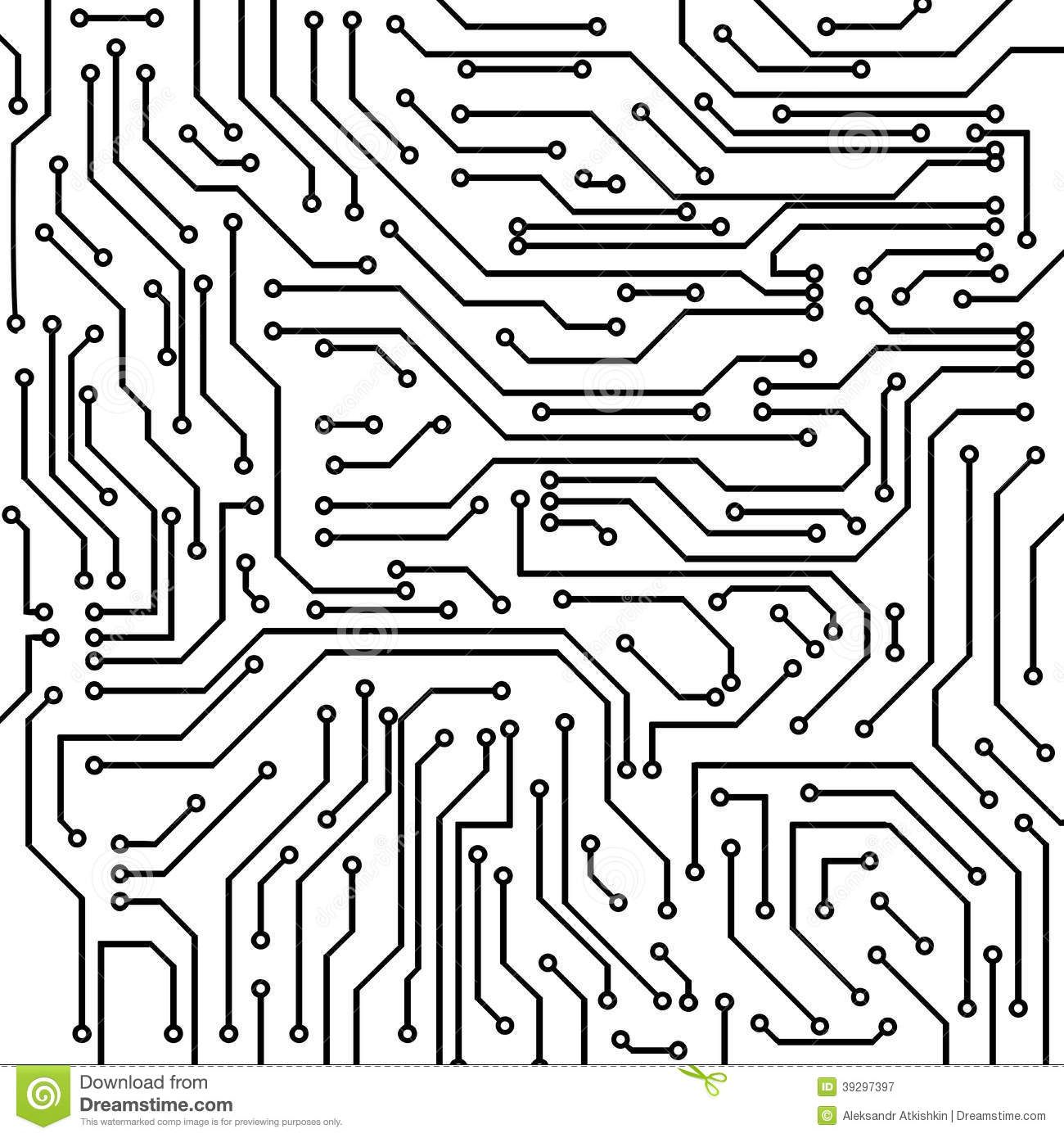 Computer Chip Drawing at Explore collection of