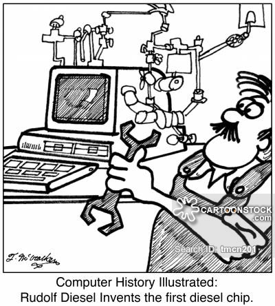 400x444 Computer Chip Cartoons And Comics - Computer Chip Drawing