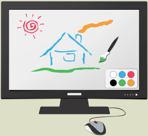 303x279 Computer Guide For Kids - Computer Drawing For Kids