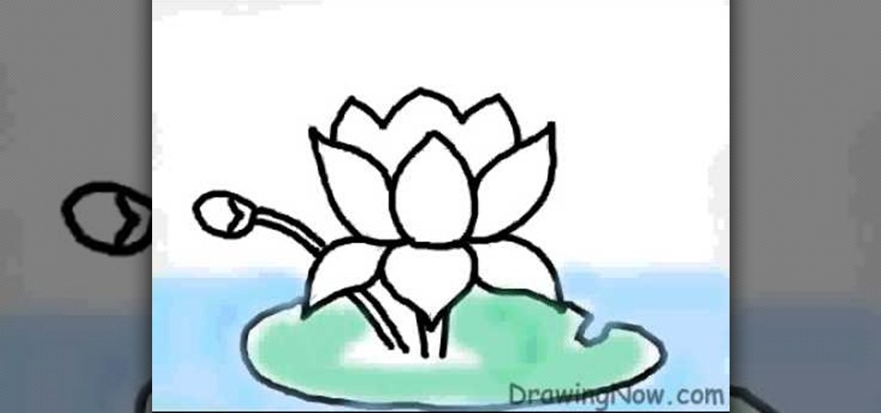 1280x600 How To Draw A Lotus Flower On A Computer Drawing Illustration - Computer Drawing Pictures