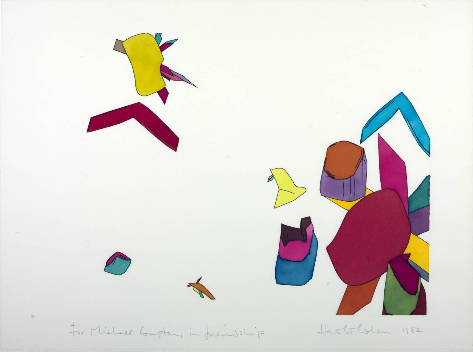 1536x1145 untitled computer drawing', harold cohen, tate - Computer Drawing Pictures