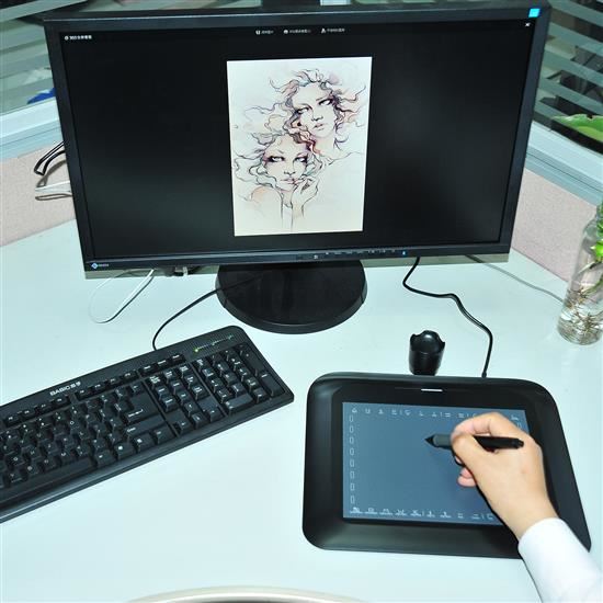 550x550 Virtual Lpi Touch Screen Computer Graphics Art Design - Computer Graphics Drawing