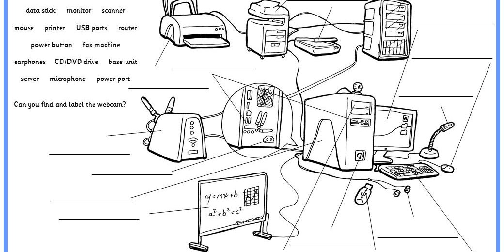 Computer Hardware Drawing At Paintingvalley Com Explore