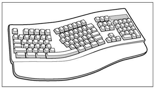 draw a figure of keyboard