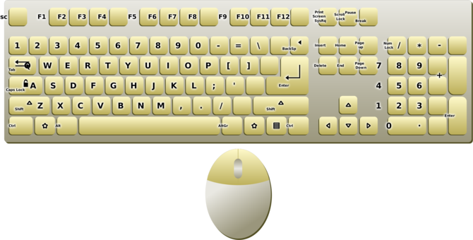 670x340 Collection Of Free Keyboard Drawing Pc Download On Ui Ex - Computer Keyboard Drawing