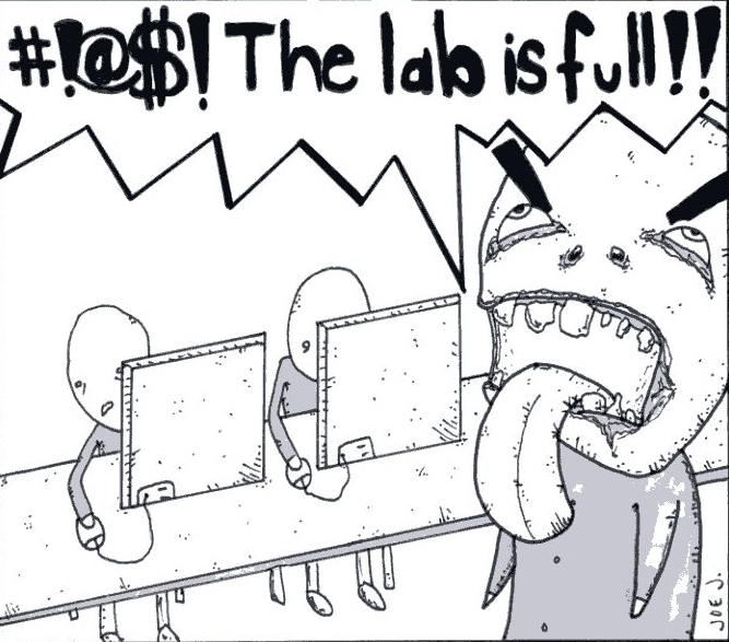667x587 Simple Rules To Computer Lab Etiquette Columnists - Computer Lab Drawing