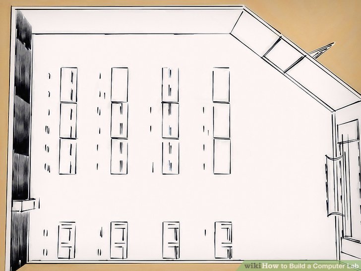 728x546 How To Build A Computer Lab Steps - Computer Lab Drawing