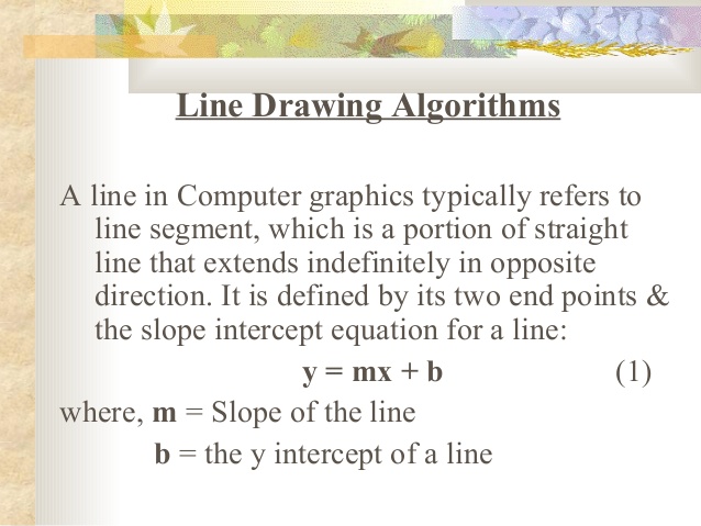 638x479 Line Drawing Algo - Computer Line Drawing