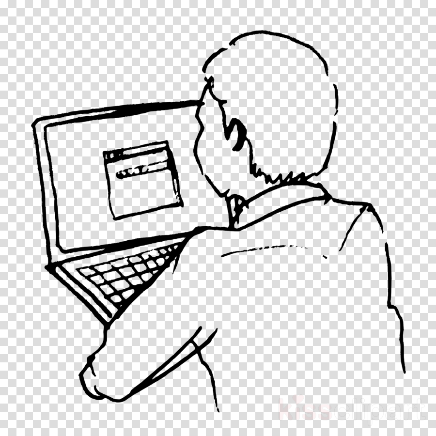 900x900 Drawing, Computer, Laptop, Transparent Png Image Clipart Free - Computer Mouse Drawing Images