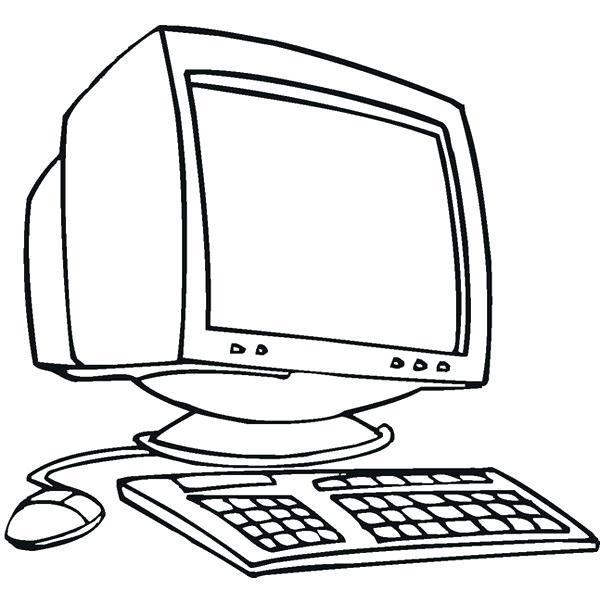 600x600 computer drawing technology product font line design computer - Computer Mouse Drawing Images