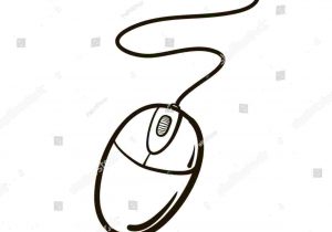 300x210 drawing of a computer mouse - Computer Mouse Pencil Drawing