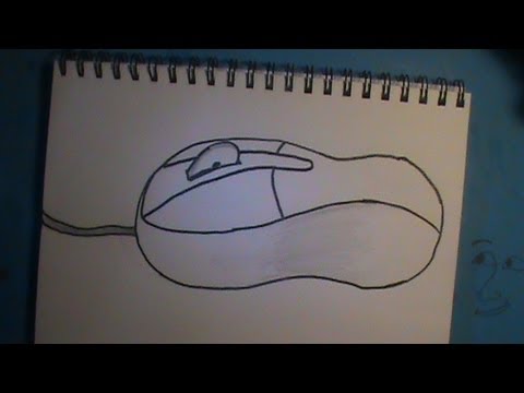 480x360 how to draw a computer mouse - Computer Mouse Pencil Drawing