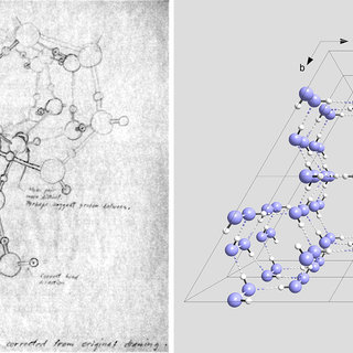 320x320 Ice Crystals Structure, Pencil Drawing On Paper And Computer - Computer Pencil Drawing
